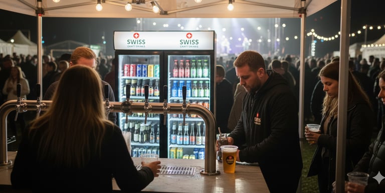 Boissons suisse avec et sans alcool, solutions clés en main