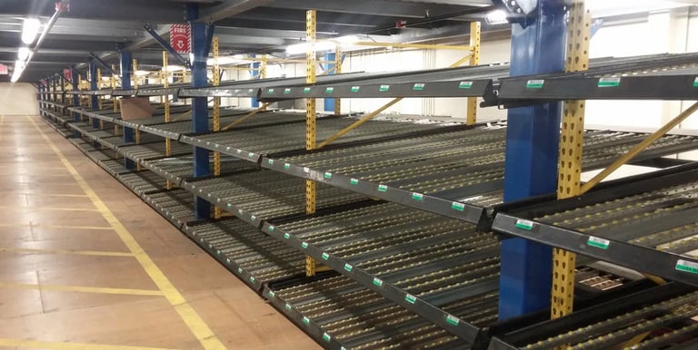 carton flow racking systems equipement industriel rc