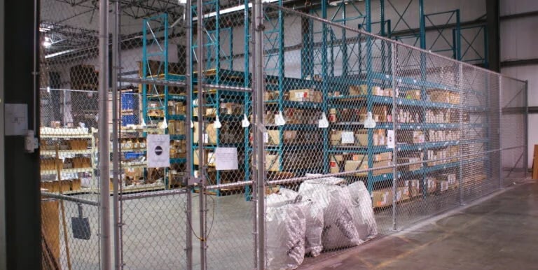 warehouse security fencing