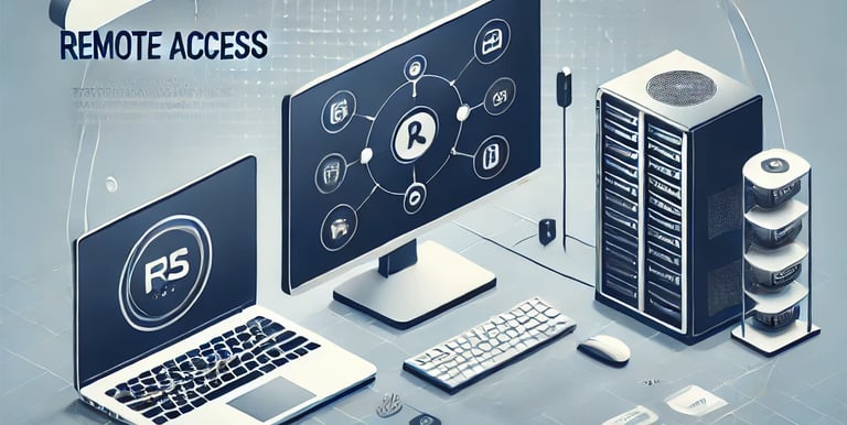 a laptop computer monitor and a laptop with remotes