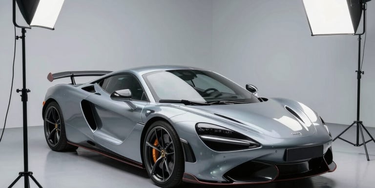 Close-up of premium car interior details showcasing leather seats and polished gold accents.