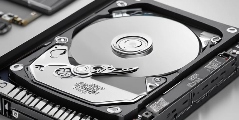 Delivery van parked outside a modern office building, ready for device pickup.