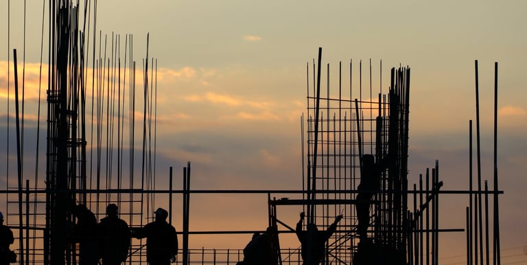 steel erection for industrial facility expansion structures