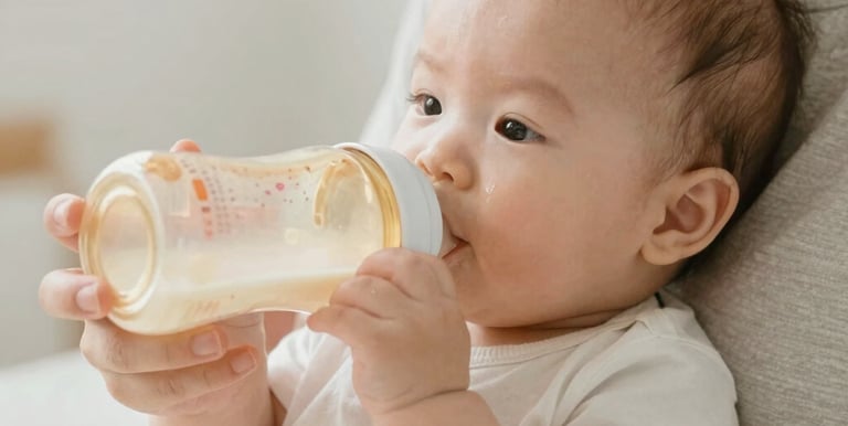 A warm scene of a licensed speech pathologist gently guiding a toddler through their first solid foods.