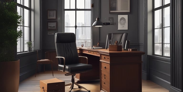 A friendly agent assisting a customer at home with rental agreement paperwork.