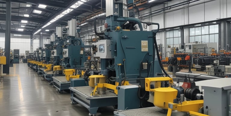 Window cleaner carefully washing large glass panes on a commercial building.
