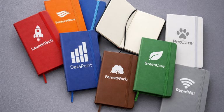 moleskine personalizado emborrachado promocional