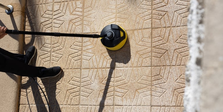 Patio cleaning