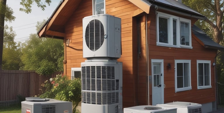 A renewable energy installation with solar panels.