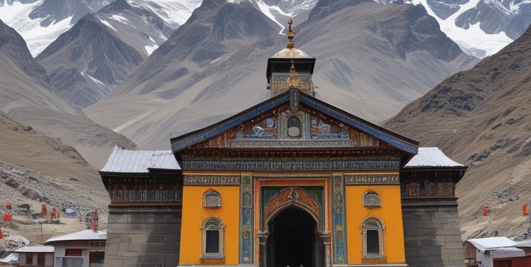 A red helicopter is flying in the sky with a long cable hanging from its underside. The helicopter has the number 286 on its side, and its rotors are in motion. The sky is a pale green color, providing a contrasting backdrop.