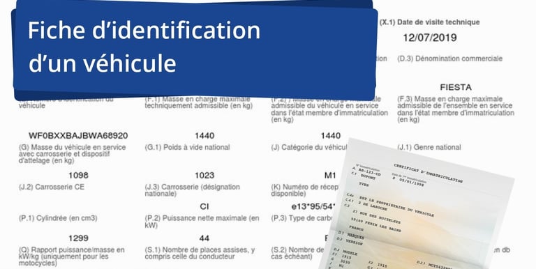 Fiche Identification Véhicule Fréjus