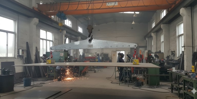 Lift Magnet on Spreader Beam In-use