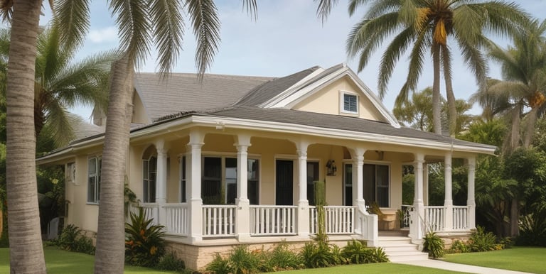 A house under construction with visible framing and insulation wrap. The structure is partially covered with a green guard barrier and has several large windows installed and some stacked in front. Construction materials and debris are scattered in the foreground.