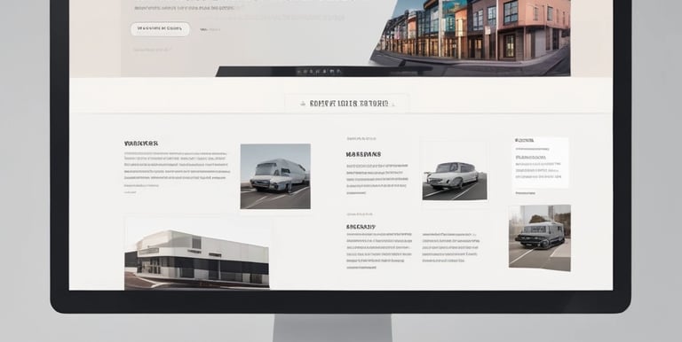 A professional workspace with a laptop, notepad, and coffee cup, symbolizing web development.