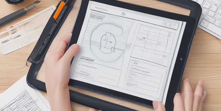 The word 'PROJECTS' appears in large, bold, three-dimensional letters against a textured surface, with vibrant lighting that transitions from purple to orange, creating a dynamic gradient effect.