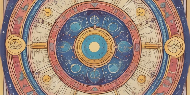 A serene setting with a crystal ball and tarot cards.