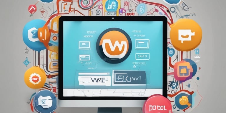 An illustration of workflow automation processes.