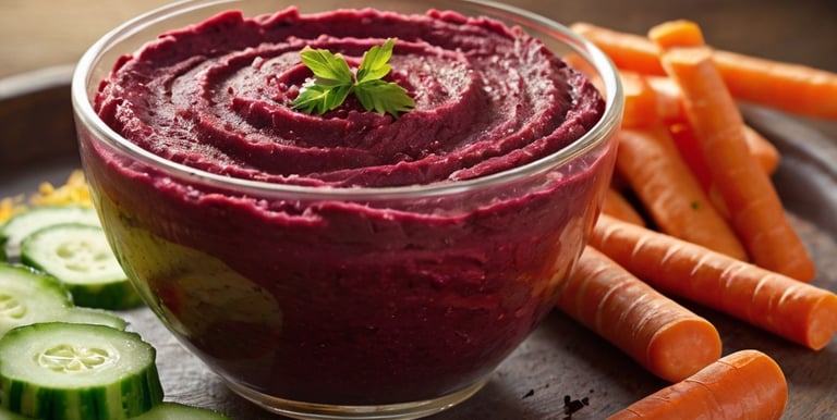 beetroot , a bowl of hummusmus hummus hummus hummus hummus hummus