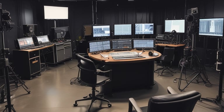 A bustling indoor event with people walking and interacting around various booths. The room has a modern design with bright lighting and geometric carpet patterns. Several informational materials and promotional stands are visible, indicating a possible career fair or exhibition.