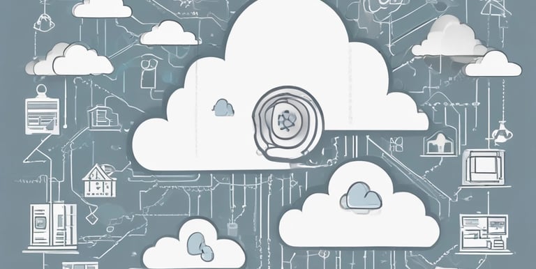 A diverse team collaborating over laptops in a modern office setting.