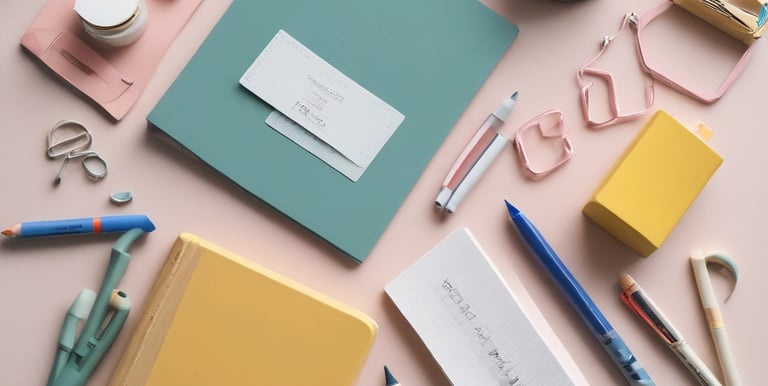 Zdjęcie z artykułami szkolnymi