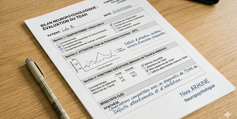 Bilan TDAH 