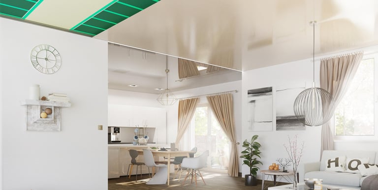 Modernes Design mit der Infrarot Deckenheizung