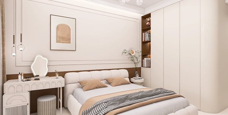 diseño de interiores y decoracion de habitacion 