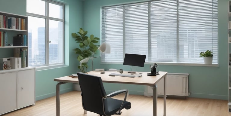 A professional cleaner in action, making a general cleaning