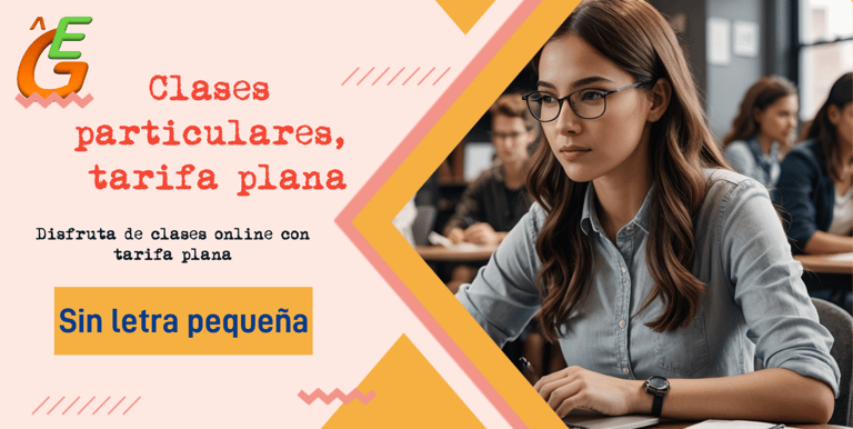 Clases Particulares. Tarifa Plana de Gustar Estudiar