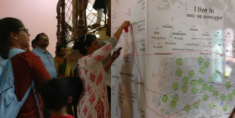 engaging art installation 