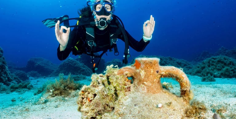 a person in a scuba suit and scuba gear