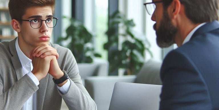 A university interview