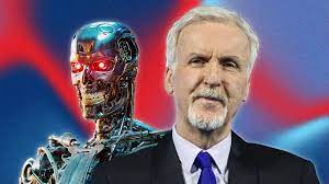 a man in a suit and tie with a robot