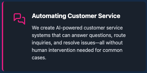 AI-powered customer service systems that can answer questions, route inquiries, and resolve issues.