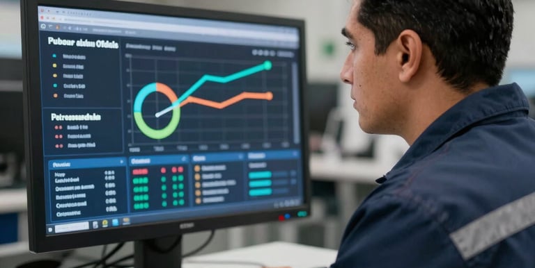 A large group of people, consisting of both men and women, are gathered in a room. Some are sitting on chairs while others are standing around them. The room seems to be set up for a professional training or workshop, as indicated by a banner in the background. The environment appears formal, with a presentation screen and tables with documents and water bottles.