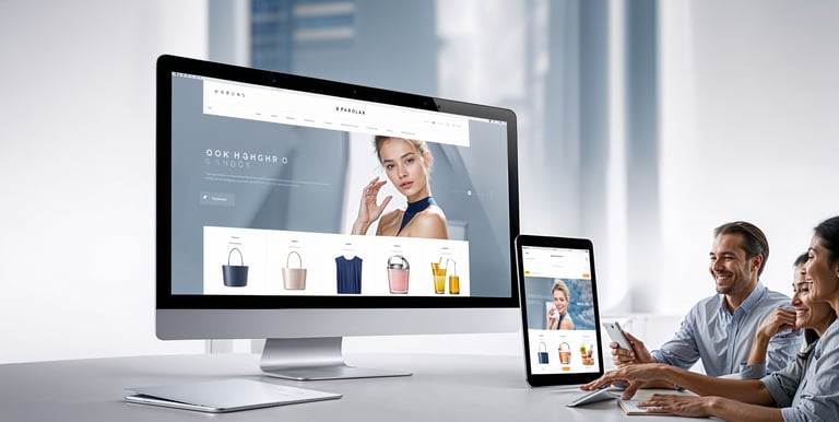 Stunning ecommerce website