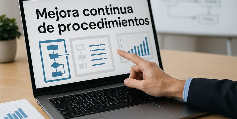 Servicio de mejora continua de procedimientos para mejorar tus procesos y optimizar el trabajo 
