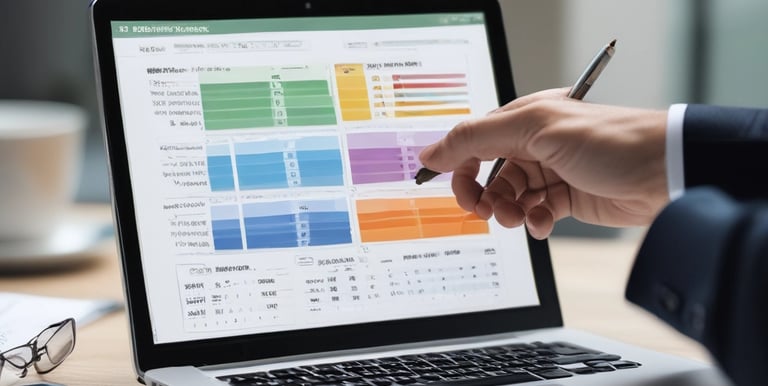 A security guard monitoring a surveillance camera.