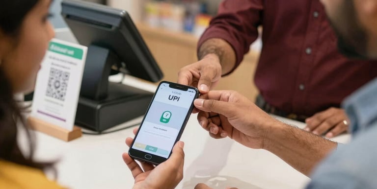 A bright, welcoming showroom displaying a variety of the latest smartphones lined up on sleek shelves.