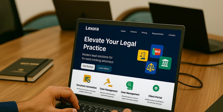 website development work for attorneys in our office