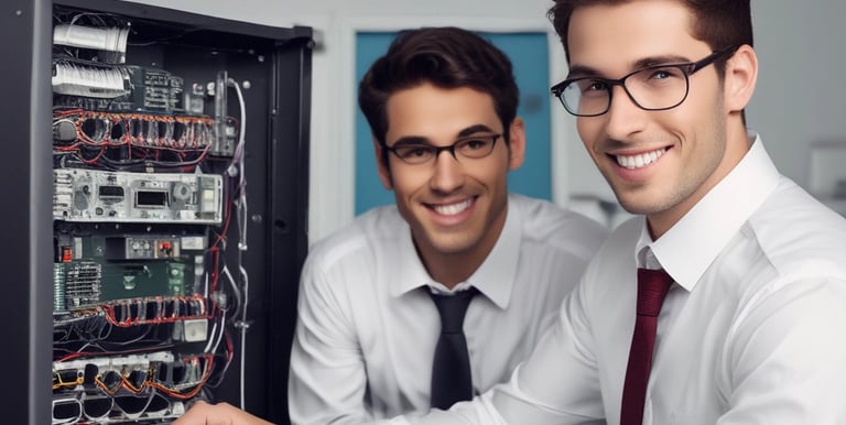 Close-up of printed marketing flyers spread out on a wooden table.