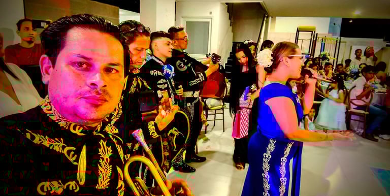 mariachi platino valledupar en evento de quinceañera