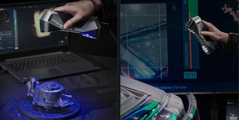 scanner 3d, scansione 3d con scanner creality raptor