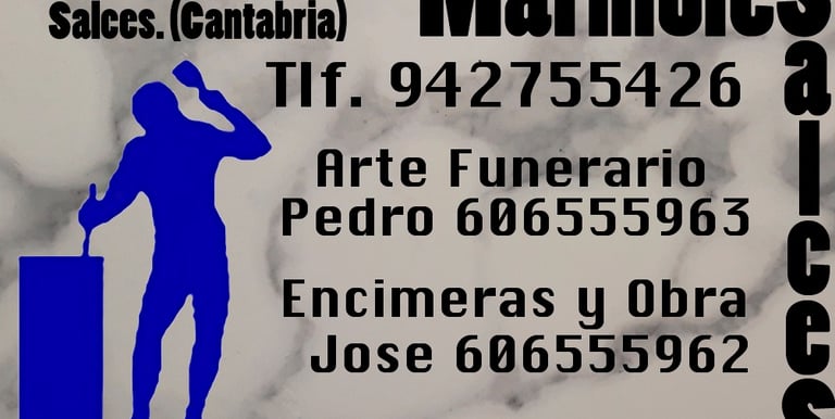 tarjeta marmoles salces