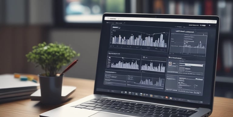 A computer screen displaying a graphical interface with technical information, possibly related to manufacturing or machinery operation. The interface includes a diagram of an industrial machine, text in Cyrillic script, and various numerical data.