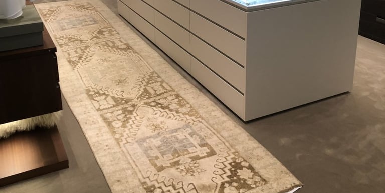 Eskici Rugs was born out of a commitment to high quality vintage rugs that are truly unique like this Kars runner rug