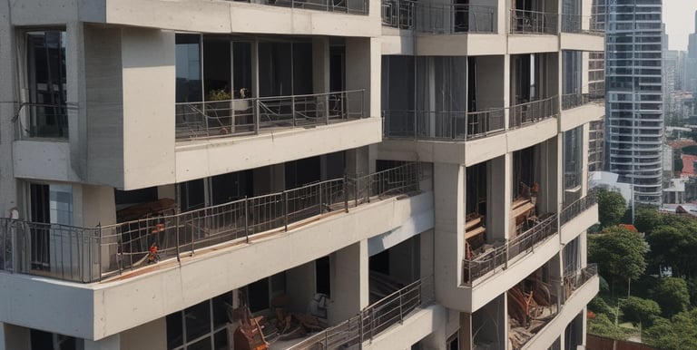 white and gray concrete building