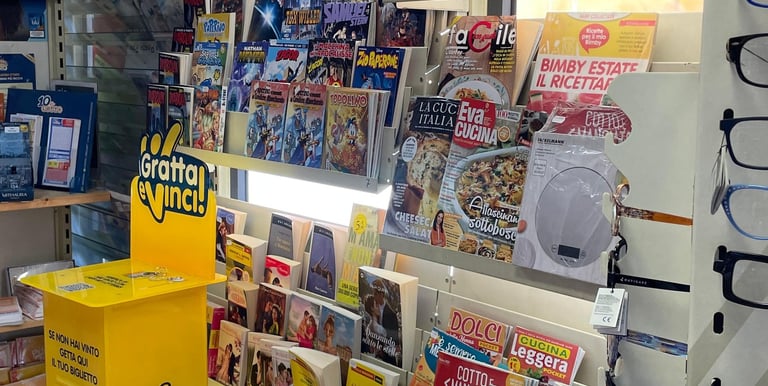 Riviste e prodotti Edicola Tabaccheria Donzelli Gabry Certaldo