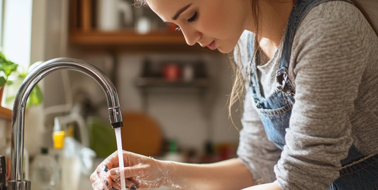 Battle Creek Plumber: New Faucet Install In Kitchen 